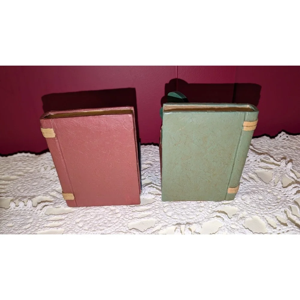 Teacher ABC School House Themed Collectable Heavy Book Ends Vintage‎